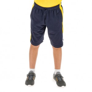Kids' Lotto Athletica B Iv Bermuda Shorts Black / Yellow | 18403-SBDP