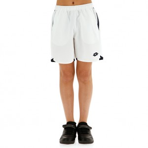 Kids' Lotto Squadra B7 Db Shorts White | 43017-GHJC