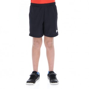 Kids' Lotto Squadra B Ii7 Pl Shorts Black | 81623-YFTD