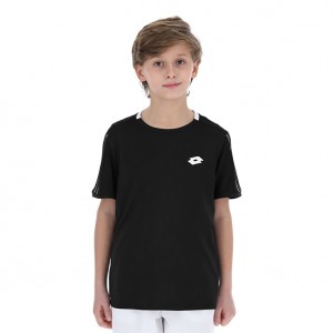 Kids' Lotto Squadra B Ii Pl T-shirts Black | 05129-XGHS