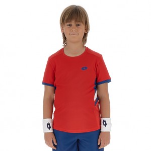 Kids' Lotto Squadra B Iii T-shirts Red | 51089-PWYZ