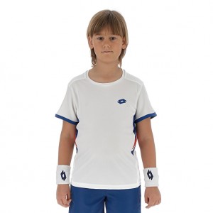 Kids' Lotto Squadra B Iii T-shirts White | 34786-MBCR