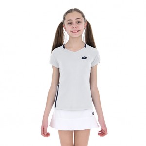 Kids' Lotto Squadra G Ii Pl T-shirts White | 92705-ORML