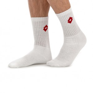 Lotto Quarter - Pk3 Socks White | 31875-YGWV