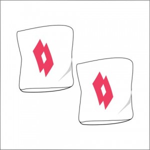 Lotto Tennis Wrist B Ii Wristbands White | 93264-PEXO