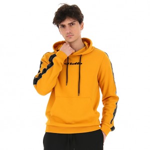 Men Lotto Athletica Classic Iv Hd Pl Sweatshirts Yellow | 26970-LCJE