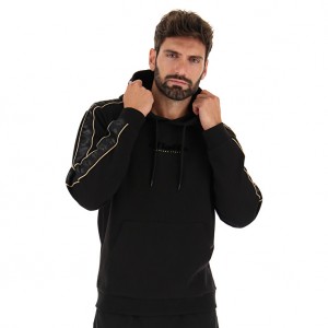 Men Lotto Athletica Classic Iv Hd Pl Sweatshirts Black | 84279-JGMU