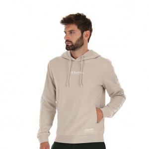 Men Lotto Athletica Due V Hd Sweatshirts Beige | 17283-ZHPT