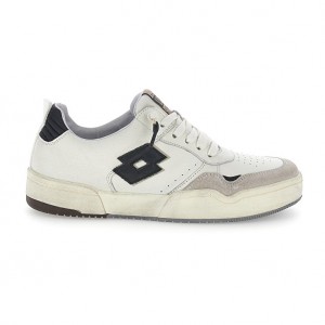 Men Lotto Hoop Stars Rub 2 Leggenda White | 45871-XRTZ