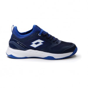 Men Lotto Mirage 200 Cly Tennis Shoes Navy / Blue / White / Blue | 09368-OLNE