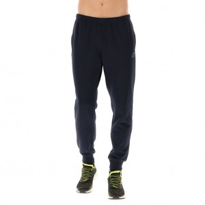 Men Lotto Msc Cuff Rib Sport Pants Navy / Blue | 28457-JAGR