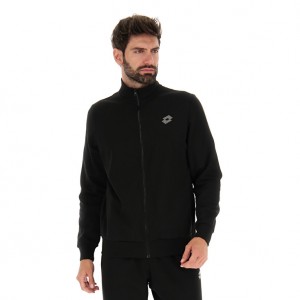 Men Lotto Msc Fz Jackets Black | 05297-BUJE
