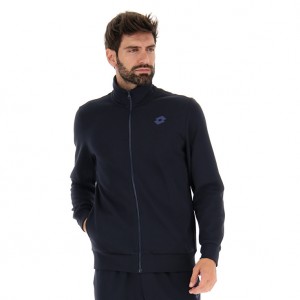 Men Lotto Msc Fz Jackets Navy / Blue | 83459-PSRJ
