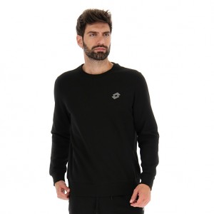 Men Lotto Msc Rn Sweatshirts Black | 40362-IDYX