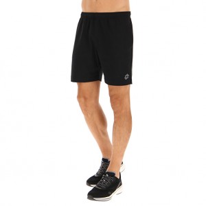 Men Lotto Msc Shorts Black | 84972-GFMW