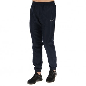 Men Lotto Pant Milano Ii Cuff Db Sport Pants Black | 40267-JUOW