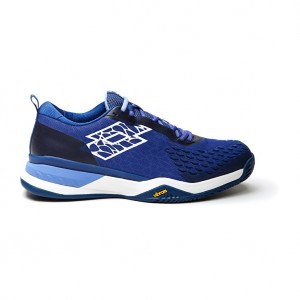 Men Lotto Raptor Hyperpulse 100 Cly Tennis Shoes Royal / White / Blue | 45963-MRZB