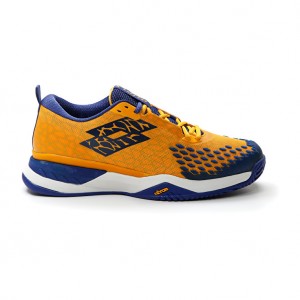 Men Lotto Raptor Hyperpulse 100 Spd Tennis Shoes Blue | 53019-ACNI