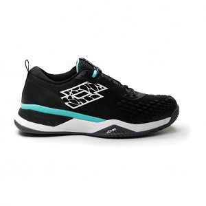 Men Lotto Raptor Hyperpulse 100 Spd Tennis Shoes Black / White / Green | 56302-XMPW