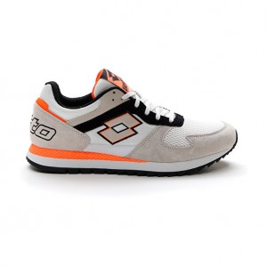 Men Lotto Runner Plus '95 Iii Sneakers White / Black | 93726-AZQE