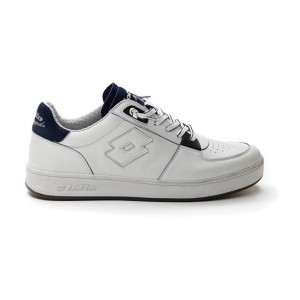 Men Lotto Signature Edge Leggenda White / Blue | 60435-GQSE