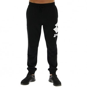 Men Lotto Smart Ii Ft Sport Pants Black | 52679-AKCE