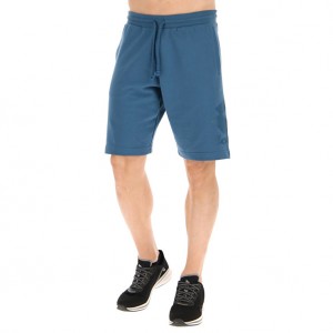 Men Lotto Smart Iii Bermuda Shorts Blue / Coral | 25914-MWBF
