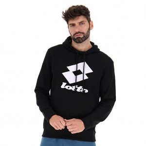 Men Lotto Smart Iii Hd Sweatshirts Black | 76932-TACJ