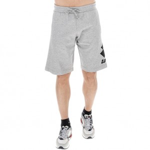 Men Lotto Smart Iv Bermuda 2 Mel Shorts Grey | 75243-YVGM