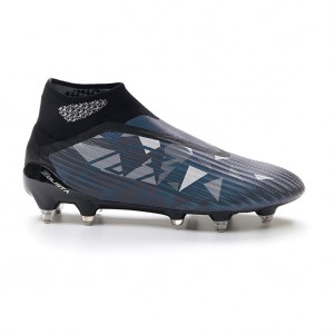 Men Lotto Solista 100 Iv Gravity Sgx Soccer Shoes Grey / Blue | 08947-SZLJ
