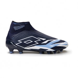 Men Lotto Solista 100 Vi Gravity Fg Soccer Shoes Navy / Blue / White / Blue | 26589-GSBF