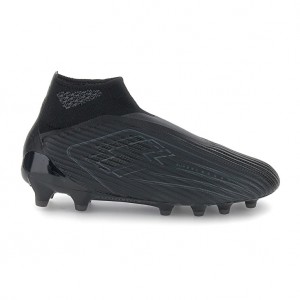 Men Lotto Solista 100 Viii Gravity Fg Soccer Shoes Black | 60537-SOBF