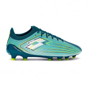 Men Lotto Solista 200 Vii Fg Soccer Shoes Blue | 12870-OHUJ