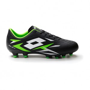 Men Lotto Solista 700 Vi Fg Soccer Shoes Black / White / Green | 57269-NKBM