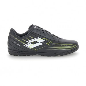 Men Lotto Solista 700 Viii Tf Soccer Shoes Grey / Green | 41786-ZRGK