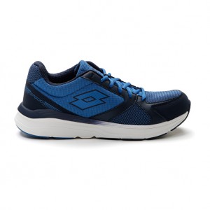 Men Lotto Speedride 600 Xii Running Shoes Blue / Blue | 02169-FVYG