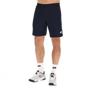 Men Lotto Squadra Ii9 Pl Shorts Navy / Blue | 16402-VSKC