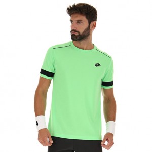 Men Lotto Superrapida V T-shirts Green | 13428-YDTN