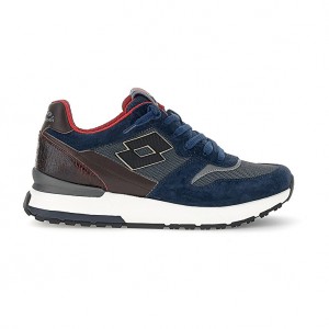 Men Lotto Tokyo Ginza Leggenda Blue / Black | 42950-CWXF
