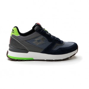 Men Lotto Tokyo Ginza Leggenda Blue / Black / Dark / Blue | 04875-SGOP