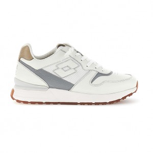 Men Lotto Tokyo Ginza White Leggenda White | 62581-KGCZ