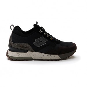 Men Lotto Tokyo Shibuya Ii Leggenda Black / Brown | 98652-VTYU