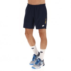 Men Lotto Top Iv7 1 Shorts Black | 20497-ZWJO