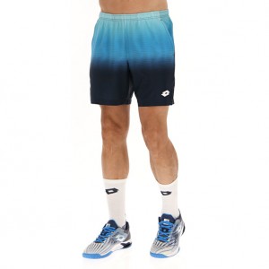 Men Lotto Top Iv7 2 Shorts Blue / Turquoise / Navy / Blue | 96382-XKPF