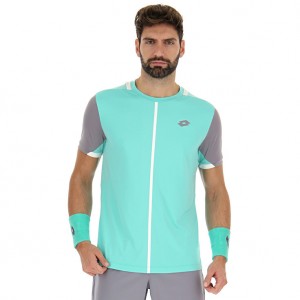 Men Lotto Top Iv T-shirts Green | 38169-JPHI