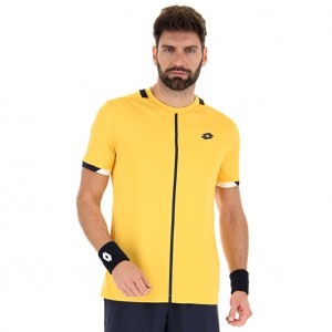 Men Lotto Top Iv T-shirts Navy / Blue | 79843-PBNF
