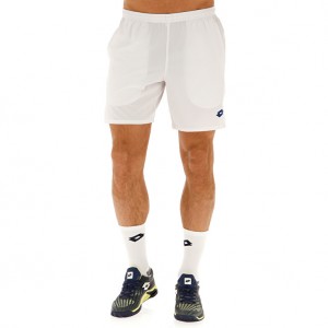 Men Lotto Top Ten Ii7 Pl Shorts White | 27510-FZTP