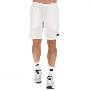 Men Lotto Top Ten Ii9 Pl Shorts White | 23548-AMFW