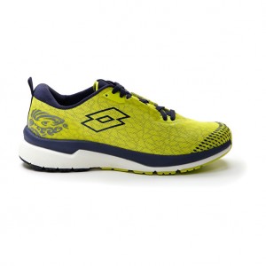 Men Lotto Volata Hyperpulse 100 Running Shoes Green / Navy / Blue | 84523-EJOU