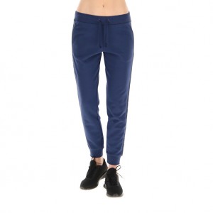 Women Lotto Athletica Due W V Pants Dark / Blue | 25368-ZTOM